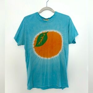 Big Bud Press Orange tie dye tee